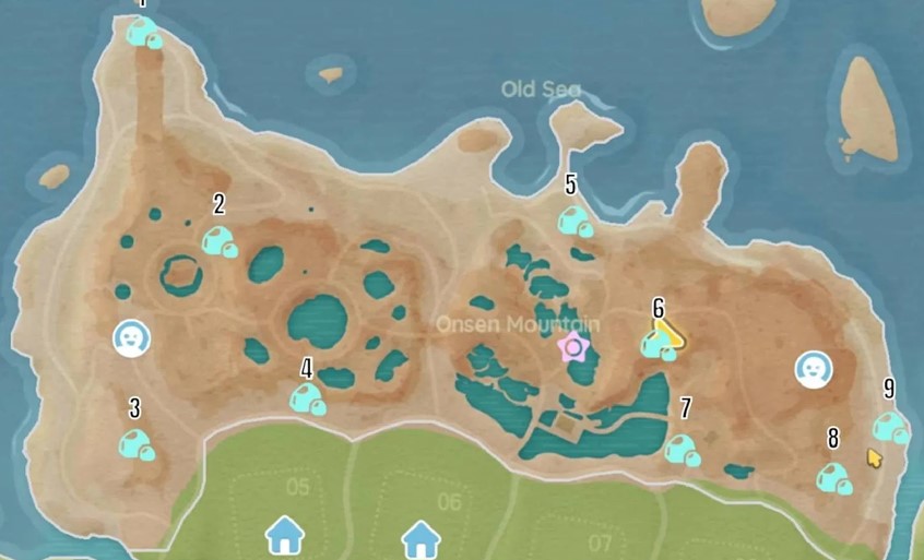 Meteor Shower Location Map